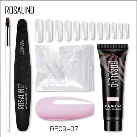 Soft pink colored basic polygel kit - Picture 1 of 1